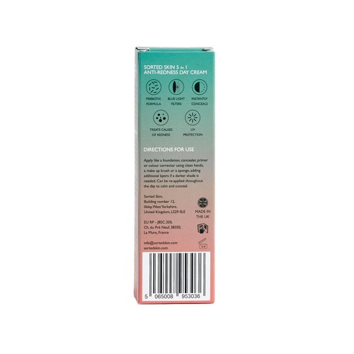 Sorted Skin 5 in 1 Anti-Redness SPF50 Day Cream - Prebiotic Microbiome