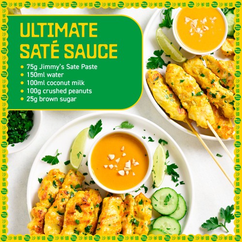 Jimmy's Satay Sate Peanut Paste and Marinade 226g