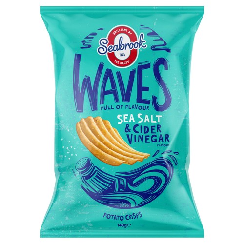 Seabrook Waves Sea Salt & Cider Vinegar Share Bag
