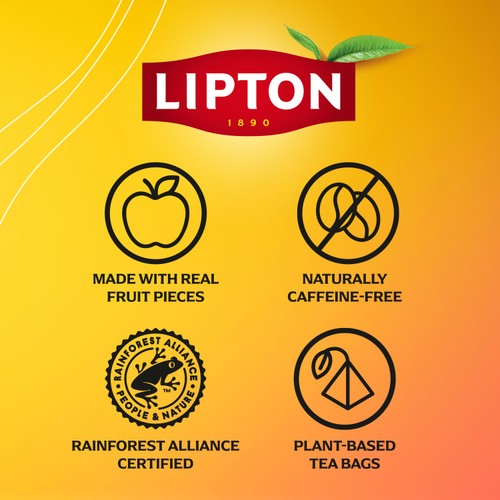 Lipton Fruit Tea Peach Paradise Tea Bags