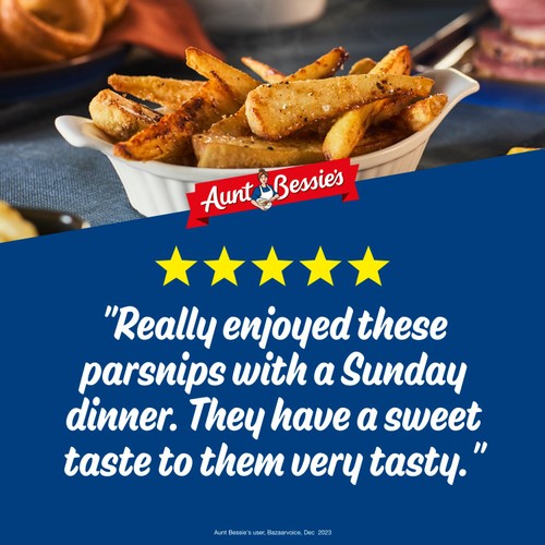 Aunt Bessie's Honey Glazed Parsnips 