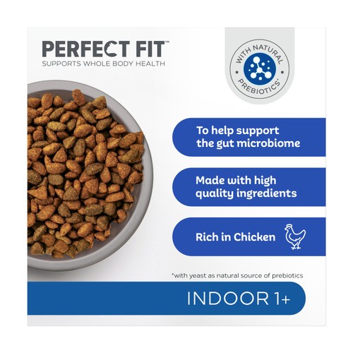 Perfect Fit Indoor Adult Dry Cat Food Chicken
