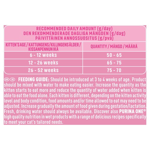 Purina One Kitten Chicken Dry Cat Food