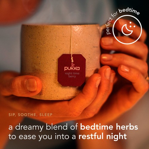 Pukka Organic Sleep Collection Herbal Tea with Chamomile & Berries