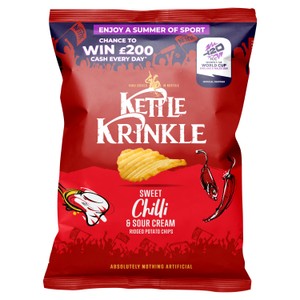 Kettle Chips Krinkle Sweet Chilli & Sour Cream