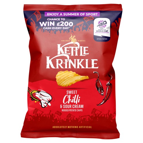Kettle Chips Krinkle Sweet Chilli & Sour Cream