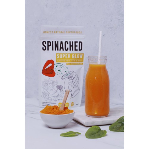 Spinached Organic Super Glow Skin, Hair & Nails Superfood Supplement Powder