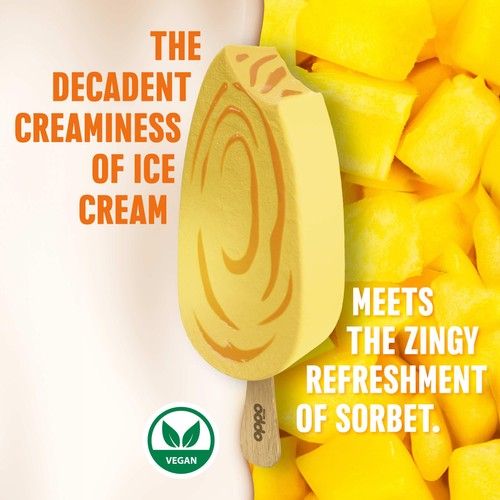 Oppo Refreshed Mango & Passionfruit Low Calorie Sorbetto Sticks