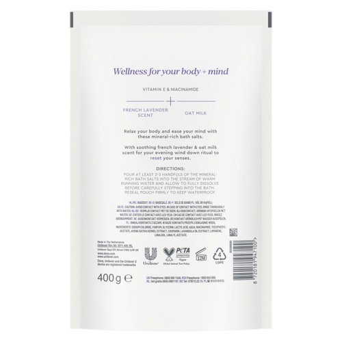 Dove Body + Mind French Lavender & Oat Milk Bath Salts