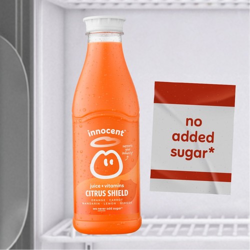 Innocent Plus Citrus Shield Orange & Carrot Juice with Vitamins
