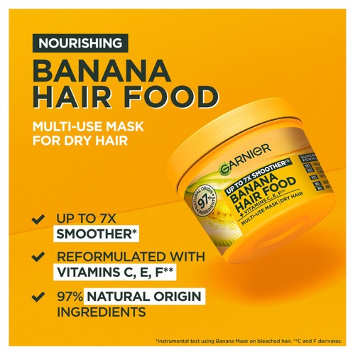 Garnier Ultimate Blends Hair Food Banana 3-in-1 Hair Mask Treatment