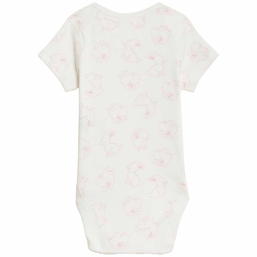 M&S 7P Bodysuits, NB, Pink Mix