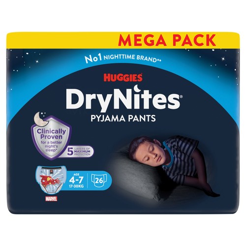 DryNites 4-7yrs Boy Mega Pack 