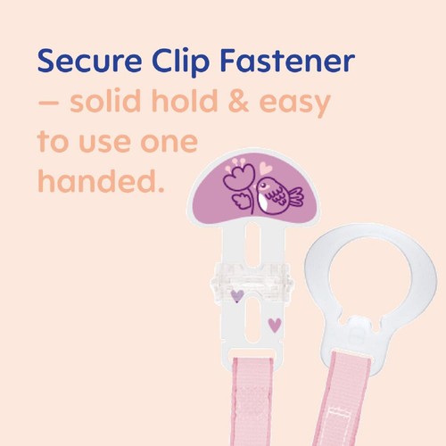 MAM Soother Clip Double Pack - Unisex