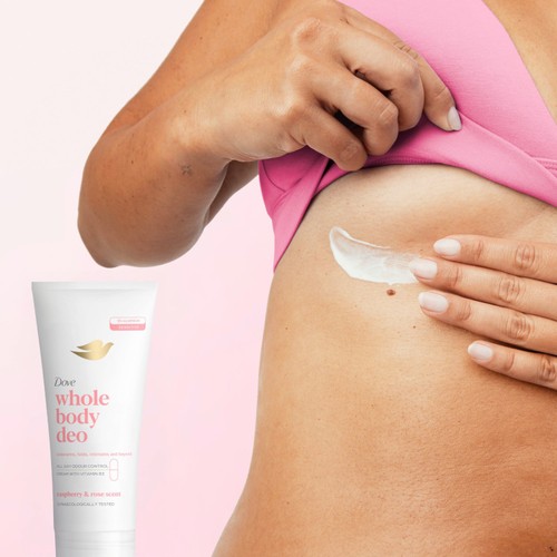 Dove Women 48h Whole Body Stick Raspberry & Rose 