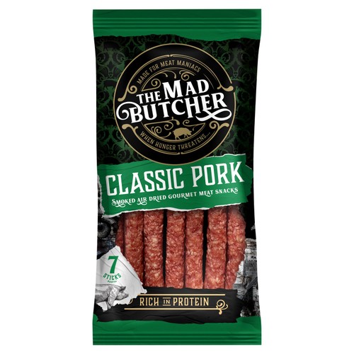 Mad Butcher Classic Salami Snacks, 70g Mad Butcher Classic Salami Snacks, 70g