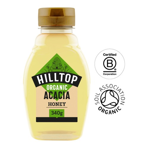 Hilltop Honey Organic Acacia Squeezy