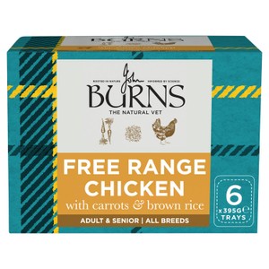 Burns Wet Food Free Range Chicken With Carrots & Brown Rice