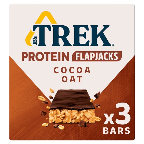 TREK Cocoa Oat Protein Flapjacks Multipack
