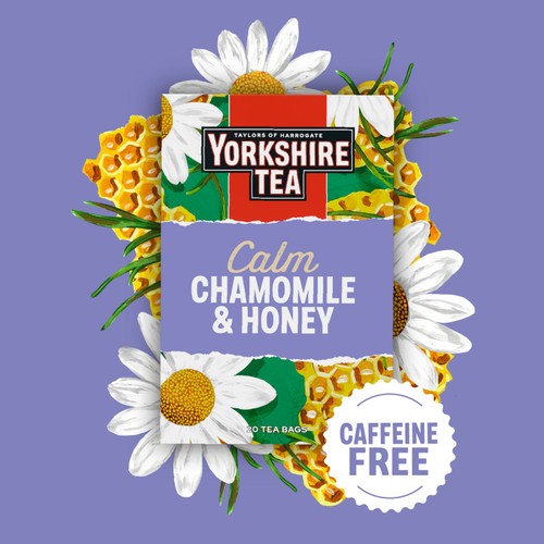 Yorkshire Tea Calm Chamomile & Honey Herbal Tea Bags