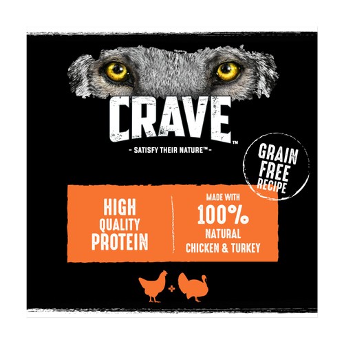 Crave Adult Wet Dog Food Can with Chicken & Turkey in Loaf