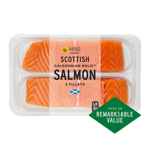 2 Scottish Salmon Fillets 240g
