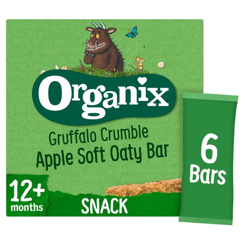 Organix Gruffalo Crumble Apple Soft Oaty Bars 
