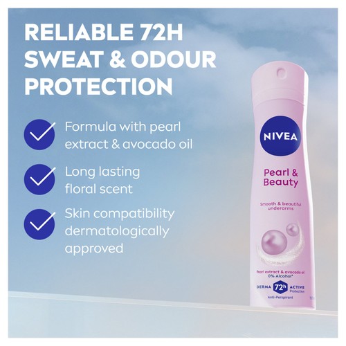 NIVEA Anti-Perspirant Deodorant Spray Pearl & Beauty