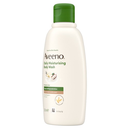 Aveeno Daily Moisturising Body Wash with Cocoa Butter and Vanilla Scent