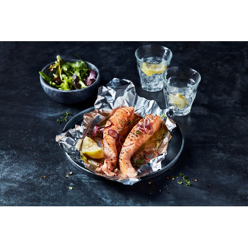 M&S Scottish 2 Salmon Fillets Skin On