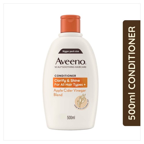 Aveeno Clarify & Shine Apple Cider Vinegar Conditioner for All Hair Types