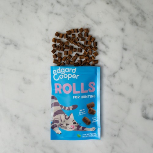 Edgard & Cooper Natural Cat Treat Soft Rolls with Salmon and Chicken