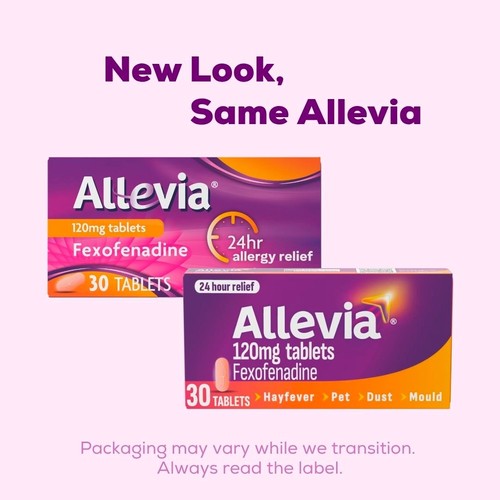 Allevia Hayfever Allergy Relief Tablets Fexofenadine