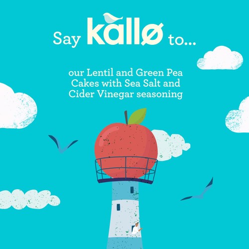 Kallo Sea Salt & Cider Vinegar Veggie Cakes