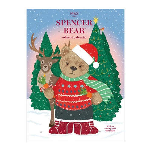 M&S Spencer Bear Chocolate Advent Calendar