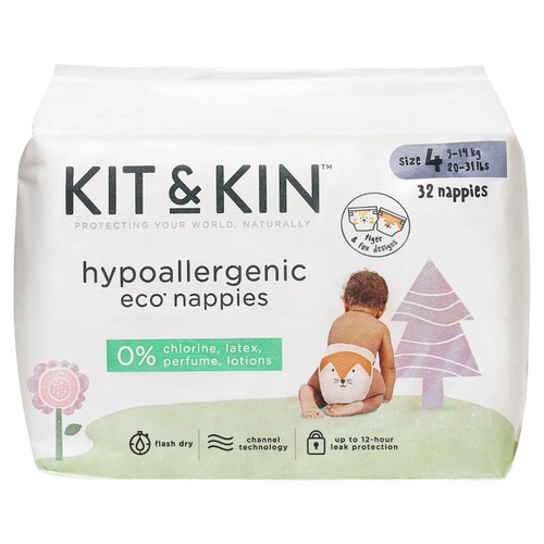 Kit Kin Eco Nappies, Size (9-14kg) Ocado