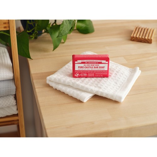 Dr. Bronner's Rose Organic Multi-Purpose Soap Bar