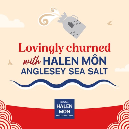 Castle Dairies Welsh Butter with Halen Mon's Sea Salt