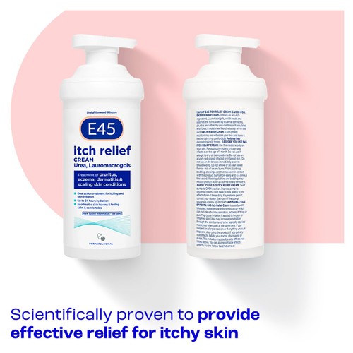 E45 Itch Relief Cream for Itchy Irritated Skin & Eczema