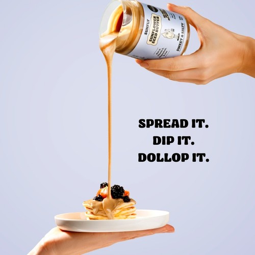 SUNFLY Sunflower Seed Butter, Sweet and Salty Spread