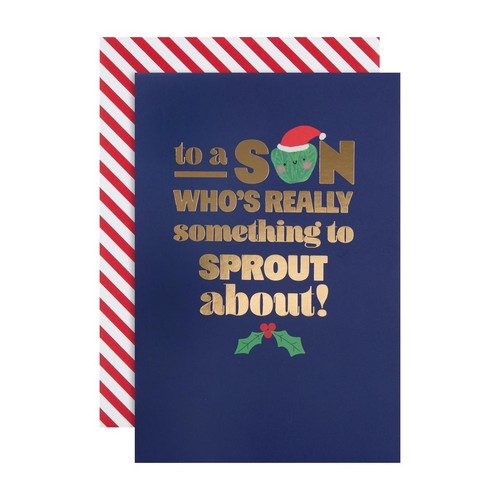 M&S Son Humour Christmas Card