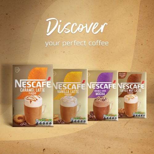 Nescafe Vanilla Latte Instant Coffee 7 Sachets