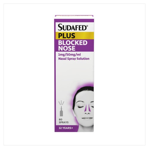 Sudafed Plus Blocked Nose Spray