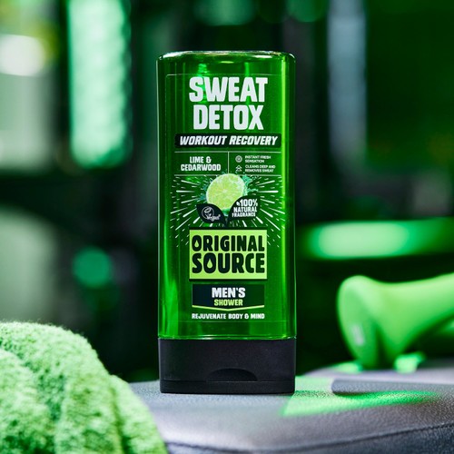 Original Source Mens Workout Recovery Sweat Detox Shower Gel
