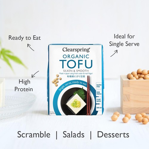 Clearspring Organic Japanese Silken & Smooth Tofu Single Serve