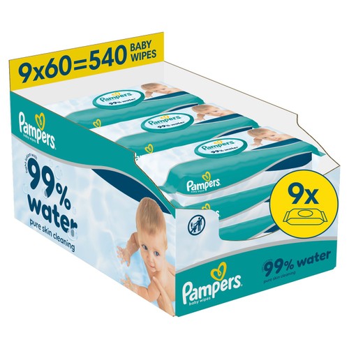 Pampers 99% Water Wipes