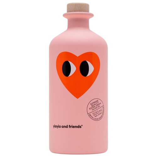 Yiayia Greek Extra Virgin Olive Oil Love Bottle