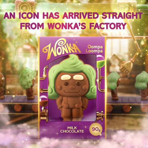 Wonka Chocolate Oompa Loompa Figure
