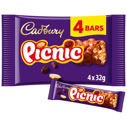 Cadbury Picnic Chocolate Bar Multipack