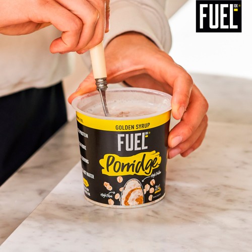 FUEL 10K High Protein Golden Syrup Porridge Oat Cereal Pot